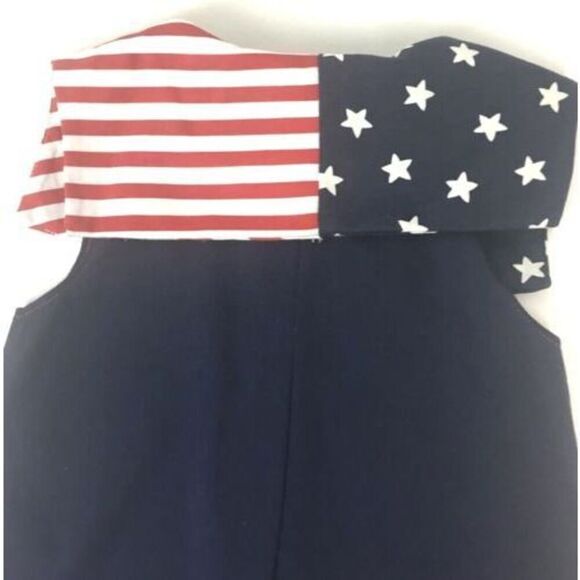 Toffee Apple Clothing Stars & Stripes Romper Outfit Baby Girl Size 18-24M NWT - Picture 3 of 4